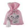 TOYS BAG P/C ELEFANTE CM8X10 ROSA 60/600