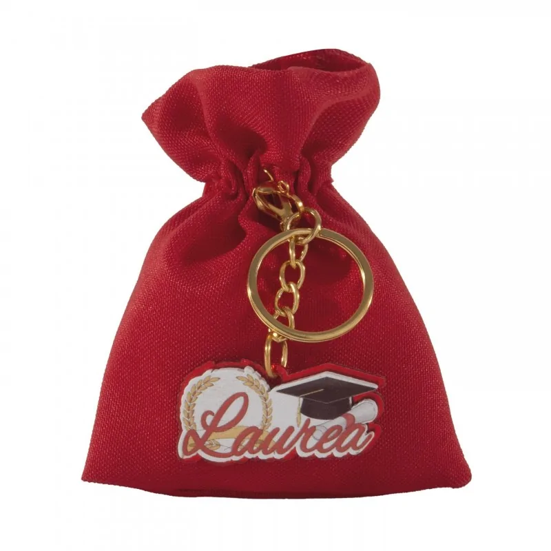 LAUREANDUM BAG P/CHIAVE CM 8X10 60/600