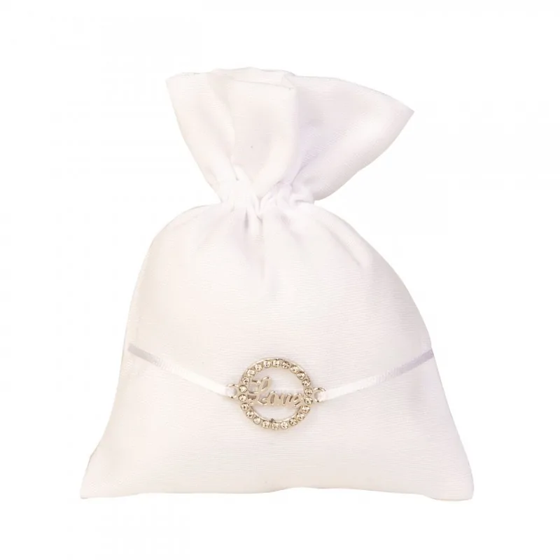 RIFLESSO BAG CM 10X12 LOVE SILVER 60/600