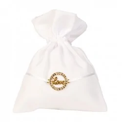 RIFLESSO BAG CM 10X12 LOVE ORO 60/600