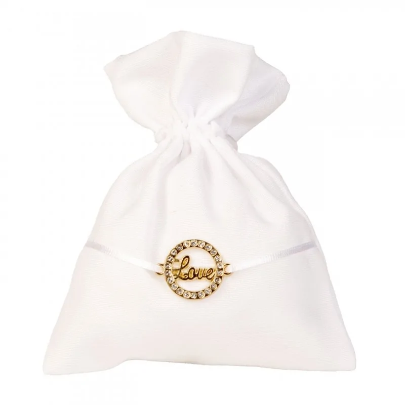 RIFLESSO BAG CM 10X12 LOVE ORO 60/600