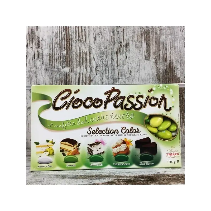 CONFETTI CRISPO SELECTION COLOR SFUMATI VERDI PER PROMESSA DI