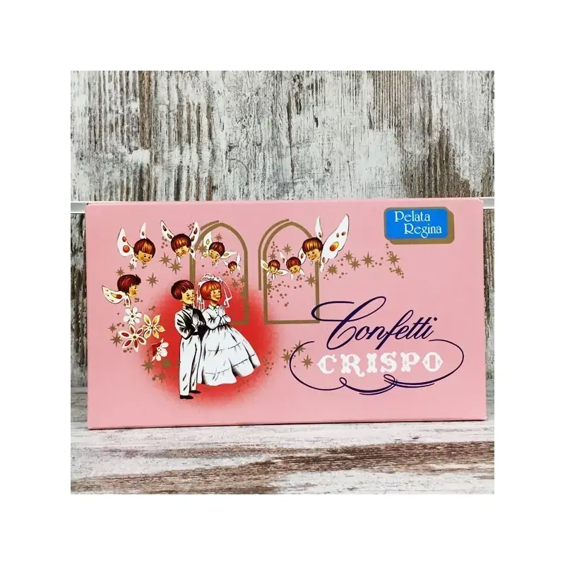 CONFETTI CRISPO MANDORLA PELATA REGINA ROSA BATTESIMO NASCITA