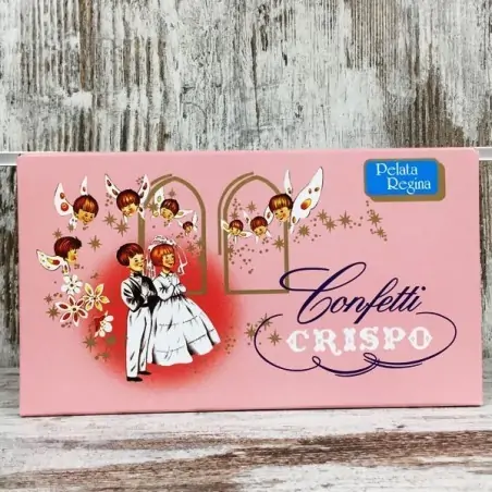 CONFETTI CRISPO MANDORLA PELATA REGINA ROSA BATTESIMO NASCITA