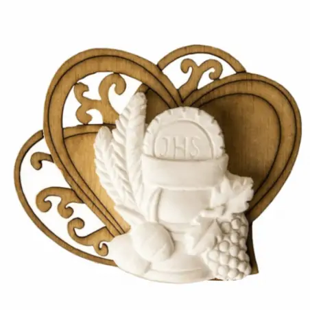 GESSO COMUNIONE CUORE CM 5,5