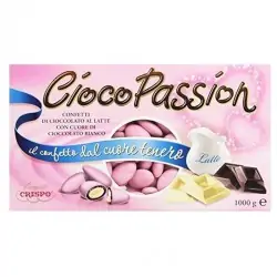 CONFETTI CRISPO CIOCOPASSION CIOCCOLATO BIANCO A LATTE ROSA