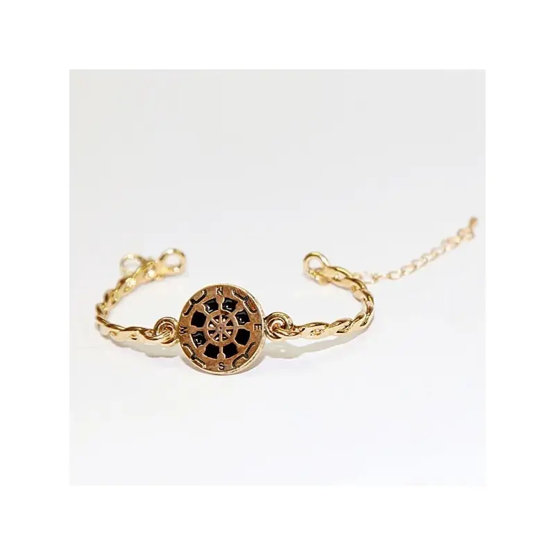 bracciale oro con timone