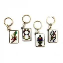 Portachiavi metallo CARTE...