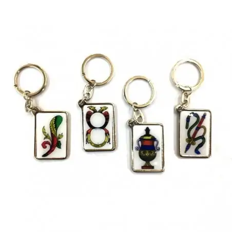 portachiavi assi carte napoletane