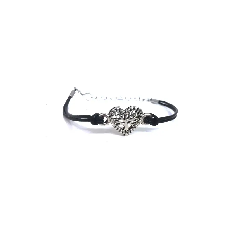 bracciale cuore argento