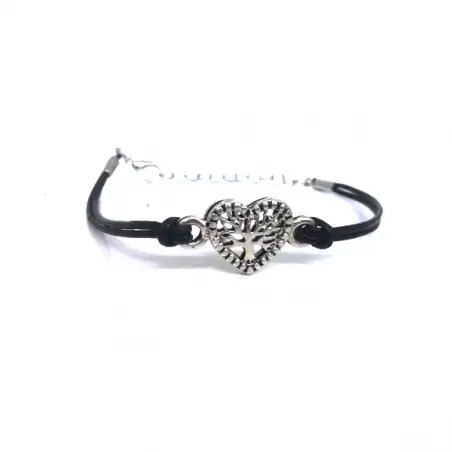 bracciale cuore argento