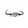 bracciale cuore argento