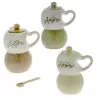 ZUCCHERIERA CERAMICA SET CAFFE' MOKA PREZZI BOMBONIERE