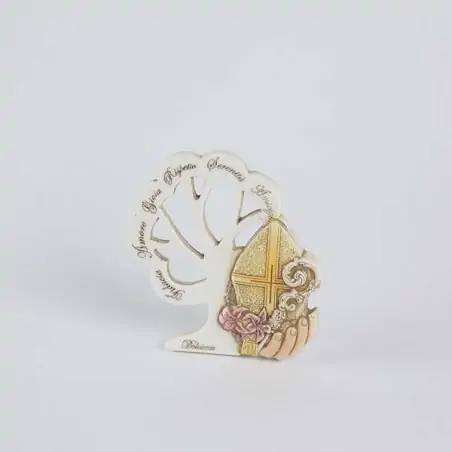 VENDITA ONLINE BOMBONIERE CRESIMA ALBERO DELLA VITA ICONE SACRE