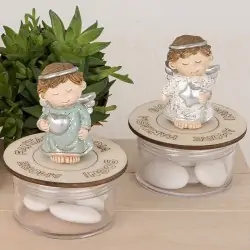 BOMBONIERE STATUETTE ANGELI BOMBONIERE BATTESIMO E COMUNIONE