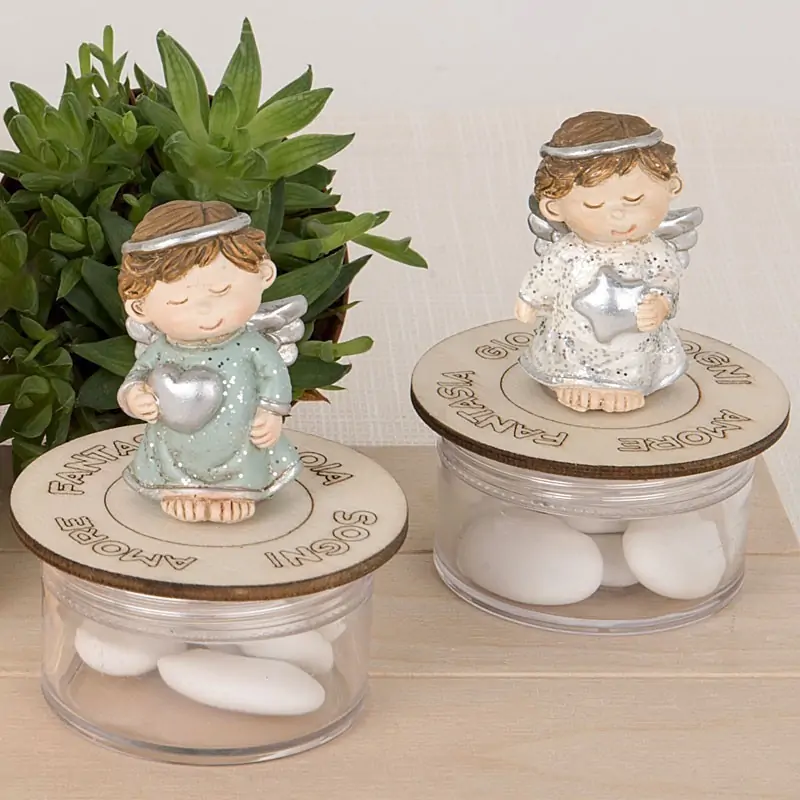 BOMBONIERE STATUETTE ANGELI BOMBONIERE BATTESIMO E COMUNIONE