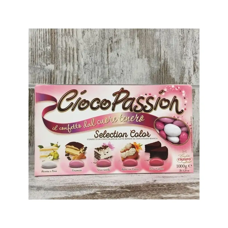 CONFETTI CRISPO CIOCOPASSION SELECTION ROSA SFUMATI GUSTI MISTI