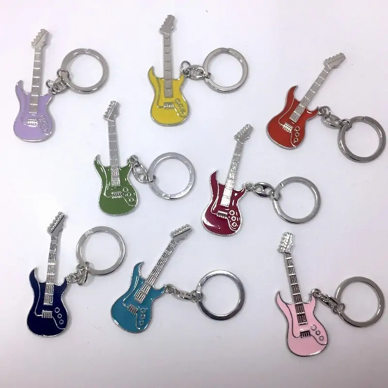 Porta chiave chitarra 8 colori