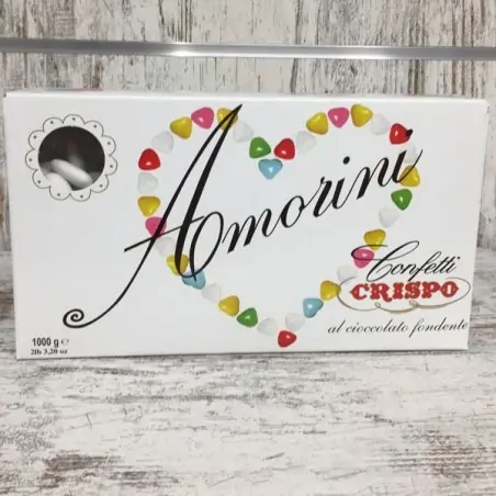 Confetti amorini Crispo bianchi