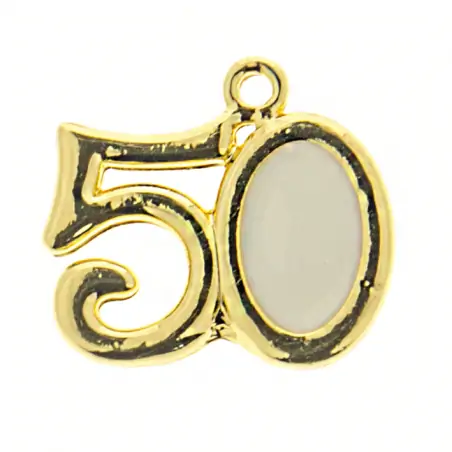 DECORAZIONI NUMERO 50 NOZZE D'ORO 50 ANNI BOMBONIERA ECONOMICA