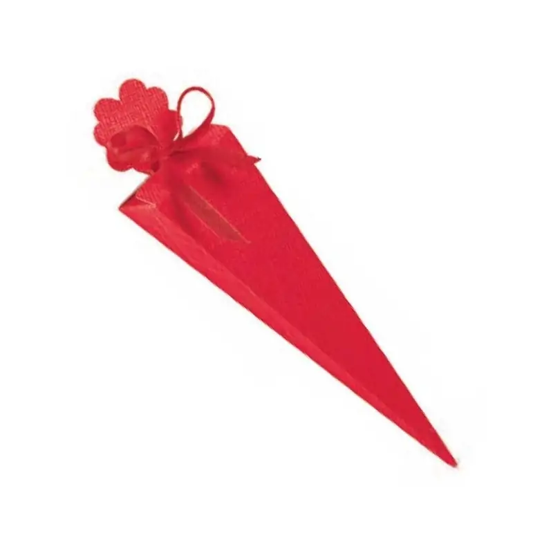 CONI PORTACONFETTI ROSSI CONFETTATA LAUREA