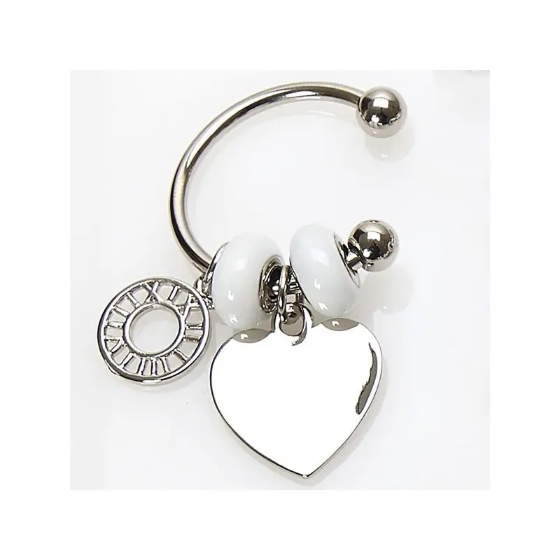 PORTACHIAVI PER BOMBONIERA CUORE IDEE MATRIMONIO, NOZZE