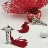 Caduceo bomboniera simbolo farmacia e medicina laurea