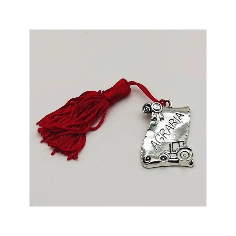 Targhetta bomboniere laurea agraria pergamena zama