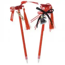 Penne Bomboniere Laurea Originali Penna con Tocco Nappa e