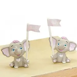 Bomboniere battesimo bimba elefantino