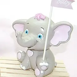Bomboniera Salvadanaio Elefantino Bomboniere Battesimo Bimba