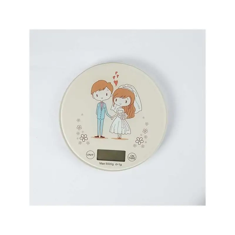 Bomboniere Bilancia Digitale da Cucina Coppia Sposini