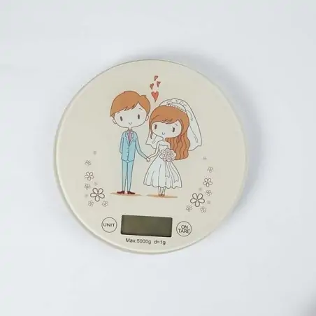 Bomboniere Bilancia Digitale da Cucina Coppia Sposini
