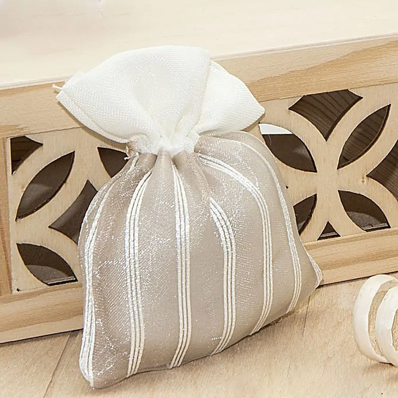 Sacchetto Bomboniere Fai da Te in organza