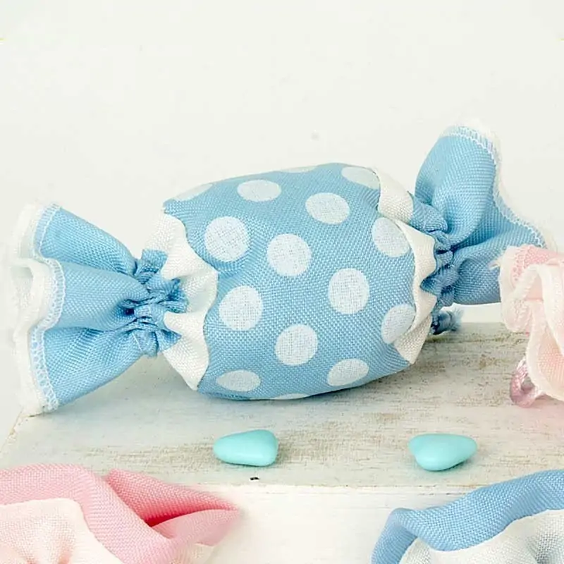 Idee Sacchettini Nascita Bimbo Portaconfetti per Confettata Fai