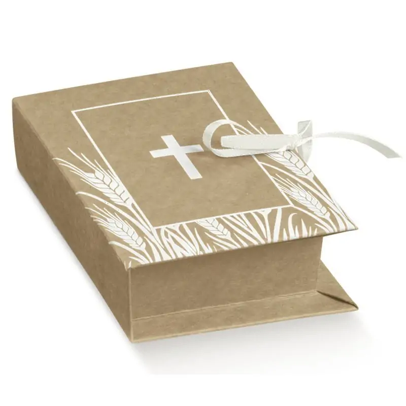 Scatola Portaconfetti Comunione Libro Confettata Comunione