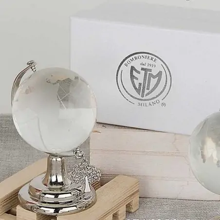 Bomboniere Mappamondo Matrimonio con Ciondolo Albero della Vita