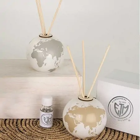 Profumatori Bomboniere Globo Idee per Matrimonio Originale