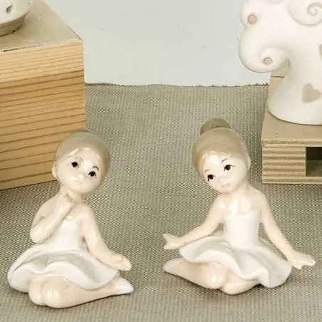 Ballerine in Porcellana Bomboniere Eleganti Tema Danza Classica