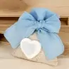 Sacchetti Bomboniere per Nascita Bimbo con Gessetto Cuore