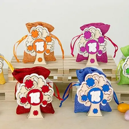 Sacchetti 18 Anni Bomboniere Diciottesimo Albero della Vita