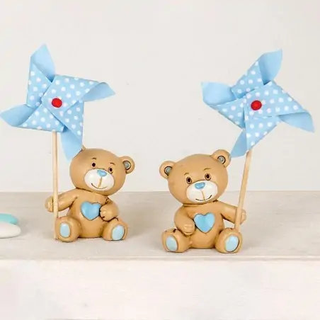 Bomboniere Orsetto Battesimo con Girandola Celeste