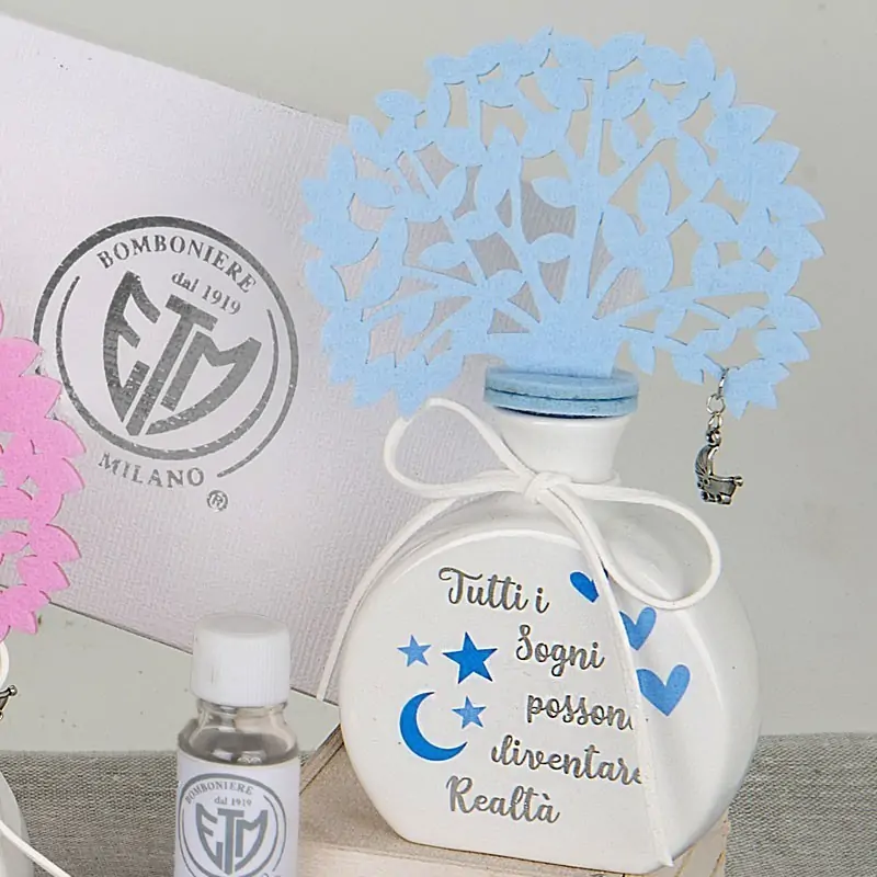 Profumatore Albero della Vita Bomboniere Battesimo bimbo