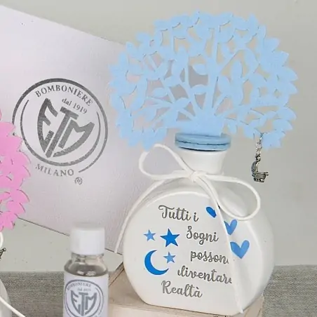 Profumatore Albero della Vita Bomboniere Battesimo bimbo