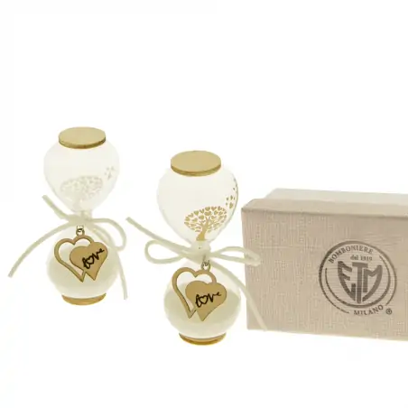 Clessidre in vetro bomboniere albero della vita