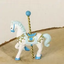 Bomboniere Battesimo Bimbo Cavalluccio a Dondolo Celeste