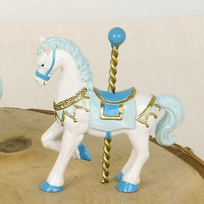 Bomboniere per Battesimo Cavallo a Dondolo Celeste