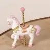 Bomboniere Battesimo Bimba Cavalluccio Giostra Rosa