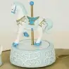 Carillon Giostra Cavalli Bomboniere Battesimo Bambino