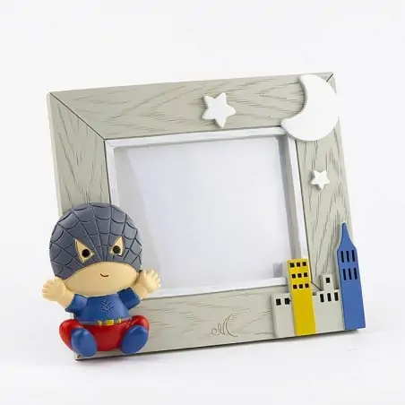 Portafoto Bomboniere Supereroi Baby